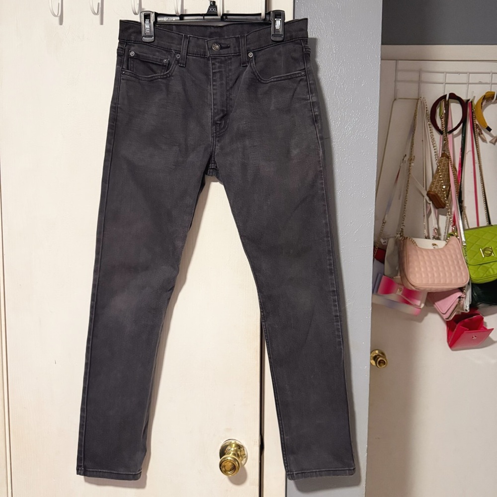 Levi's Strauss Men's Charcoal Slim Jeans